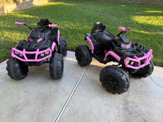 Best Choice Products 12V Kids Ride-On Electric ATV, 4-Wheeler Quad Car Toy w/Bluetooth, Treaded Tires, LED Headlights, Radio - Pink