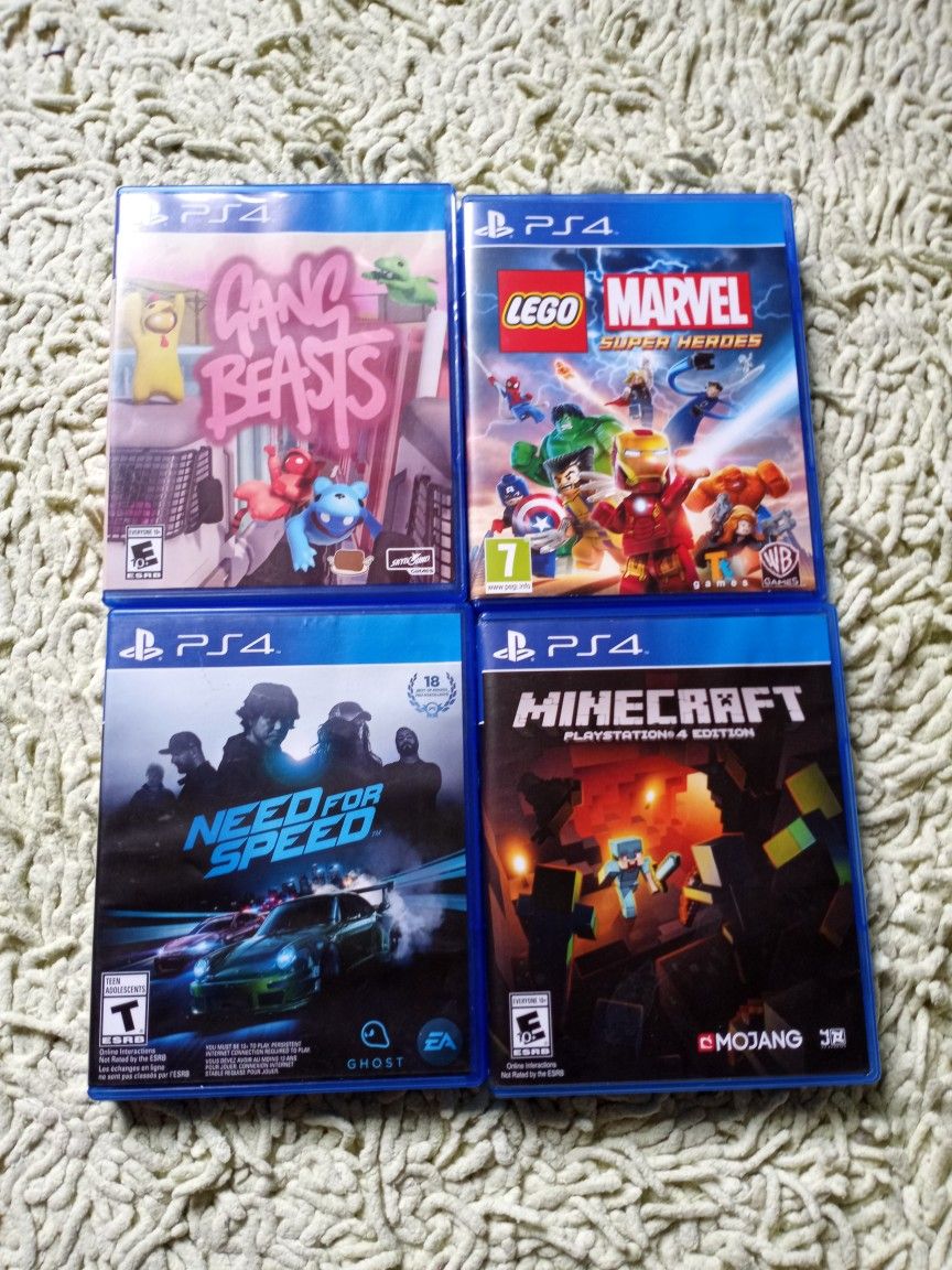 PS4 trade for Nintendo switch with at least 4 games