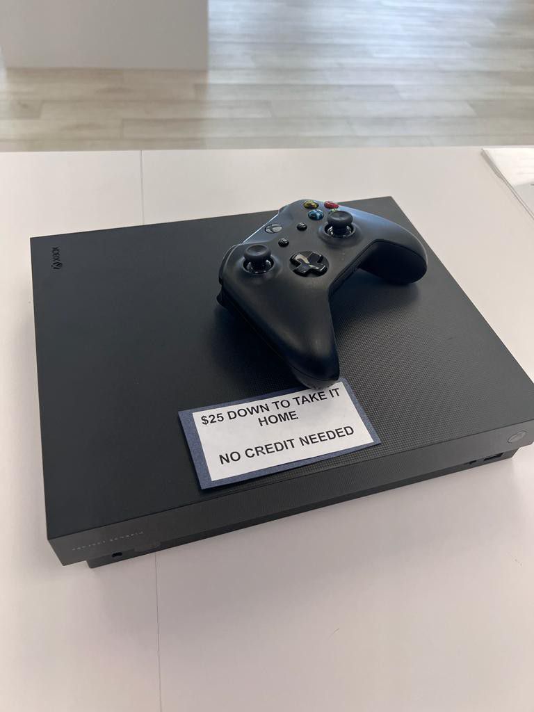 $25 To Take It Home - Microsoft Xbox One X Project Scorpio Limited Edition 