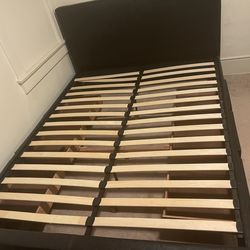 Queen bed frame .