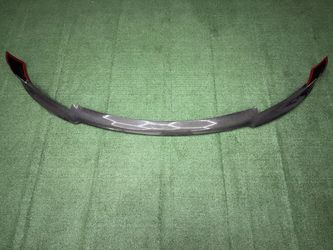 Tesla Model 3 Carbon Fiber V Style Front Lip 2017-2023
