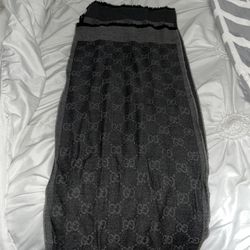 Double GG Gucci Scarf Authentic 