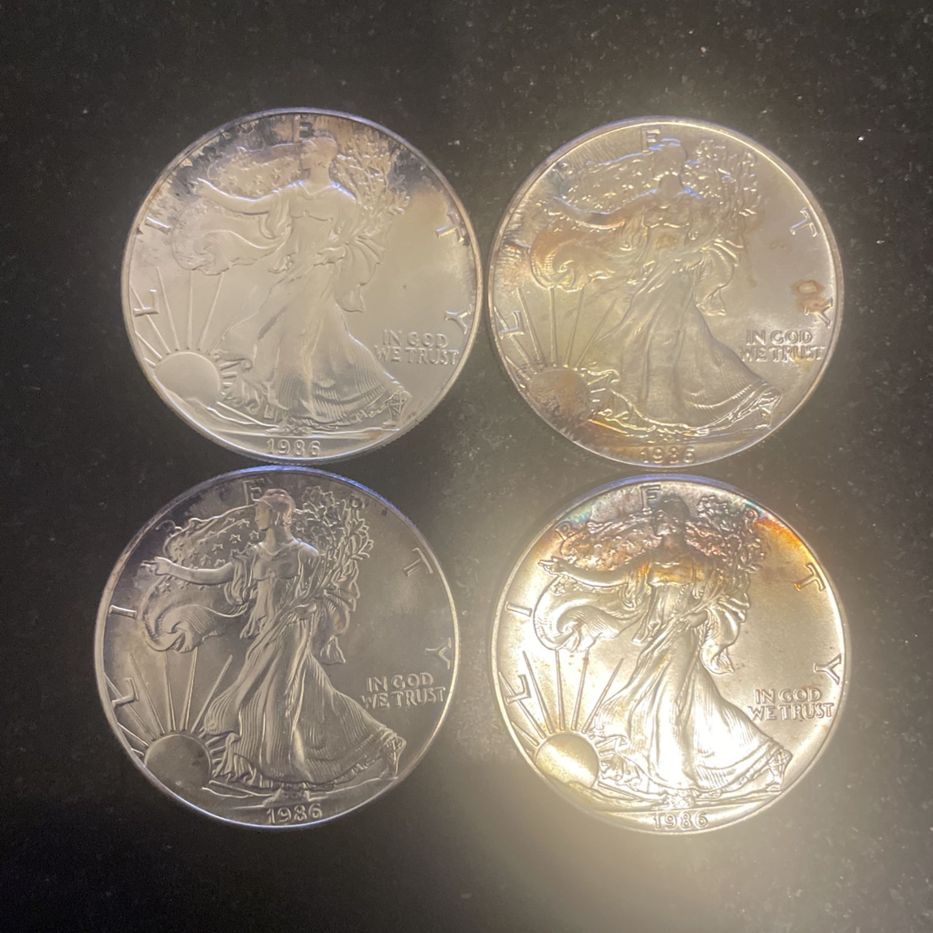 1986 Silver Eagles