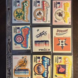 1979 Fleer Stickers Complete Set. 1978 WS Puzzle. Negotiable 