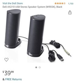 Dell AX210 USB Stereo Speaker System