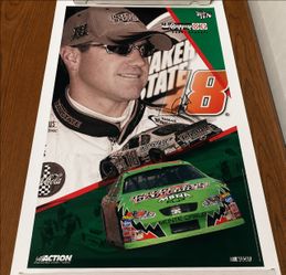 RARE Bobby Labonte Hand-Signed Limited Edition NASCAR Poster #210/388 – Special Autograph Edition