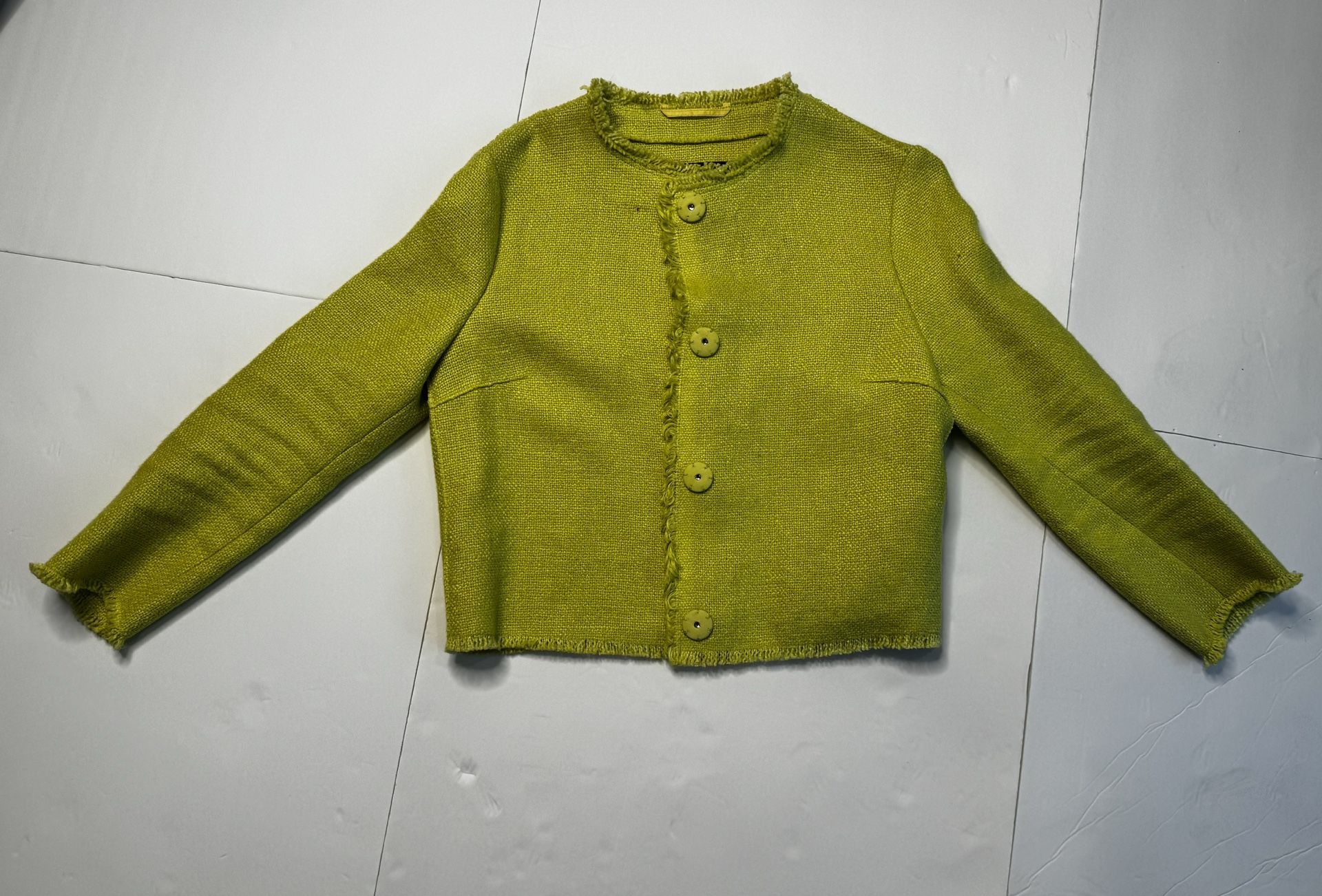 Original Blazer ERMANNO SCERVINO size M, Color Light Yellow