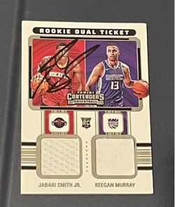 Signed Jabari Smith Jr Card