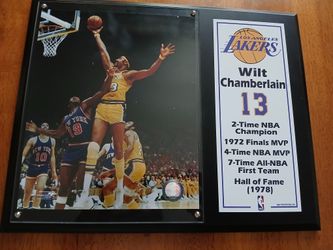 Wilt Chamberlain Plaque