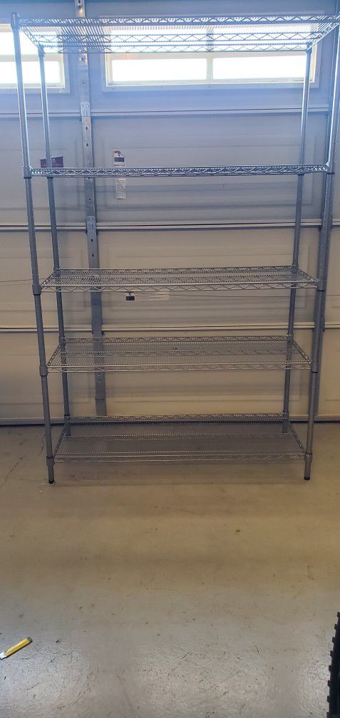 Bakers Rack..Wire Rack..storage Rack.. 46x18. 6ft Tall