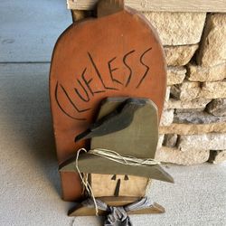 Fall Wood Scarecrows