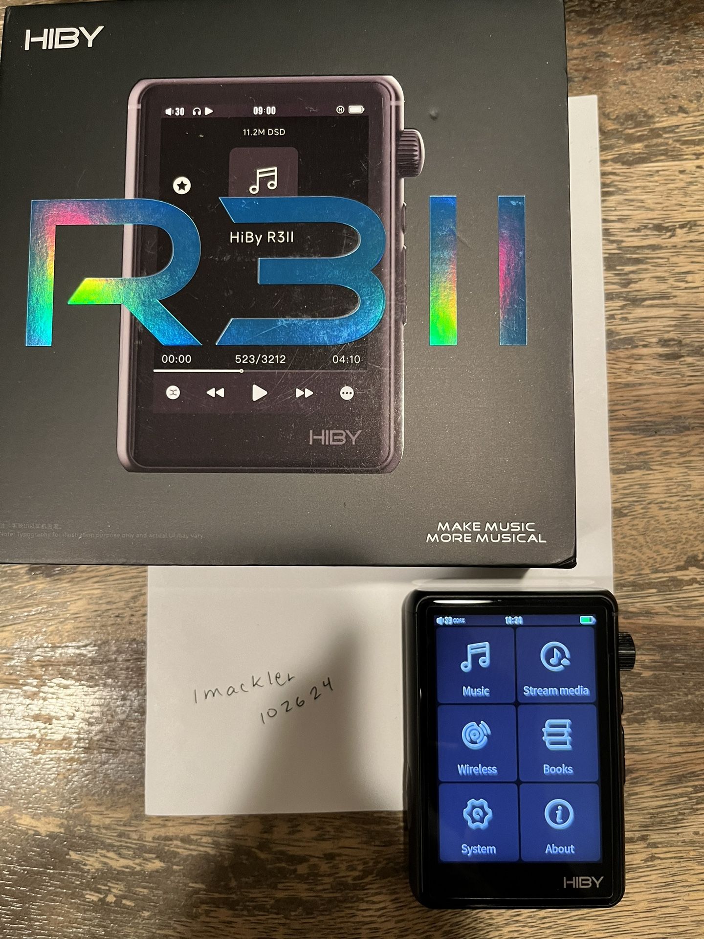 Hiby R3ii Dap Digital Audio Player MP3