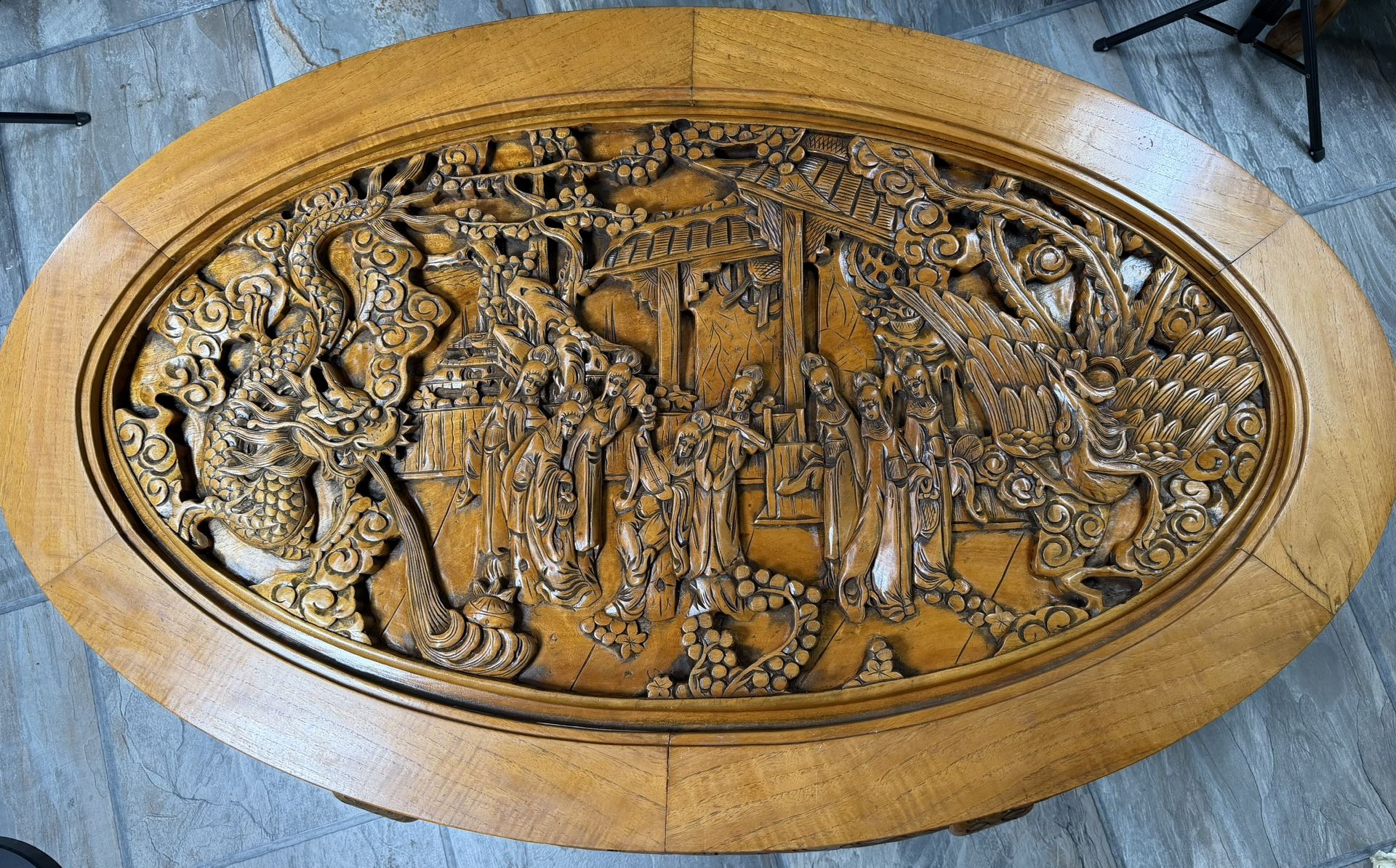 Chinese Six Seat Tea Table