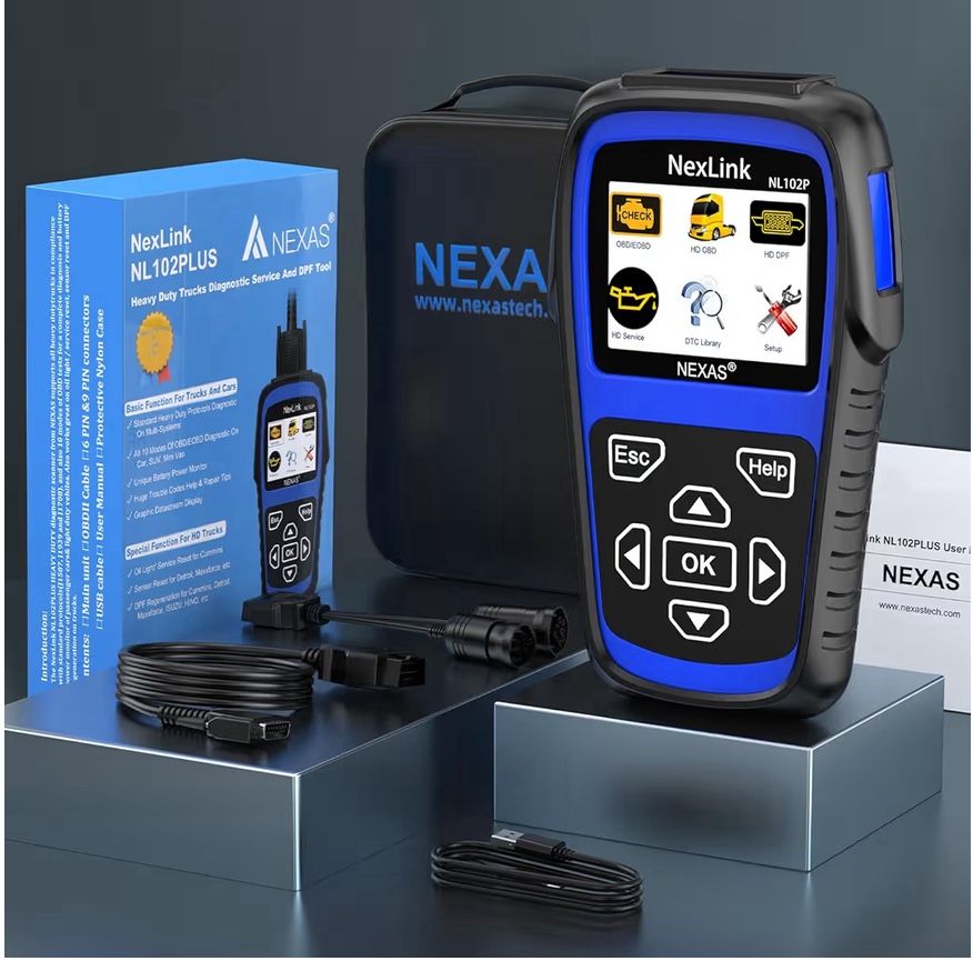 NEXAS NL102 Plus Full Systems Heavy Duty Truck Scan Tool