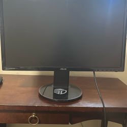 ASUS VG248QE Gaming Monitor -24" FHD (1920x1080) , 1ms, 144Hz, 3D Vision Ready