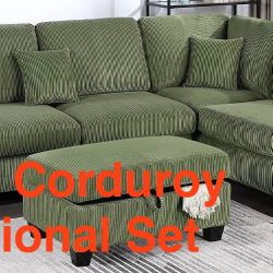 New 3-PCS Sectional Set (Finance & Delivery)