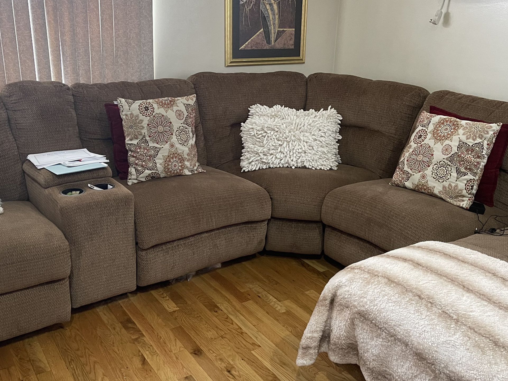 Sectional Couch 5 Pieces Recliner