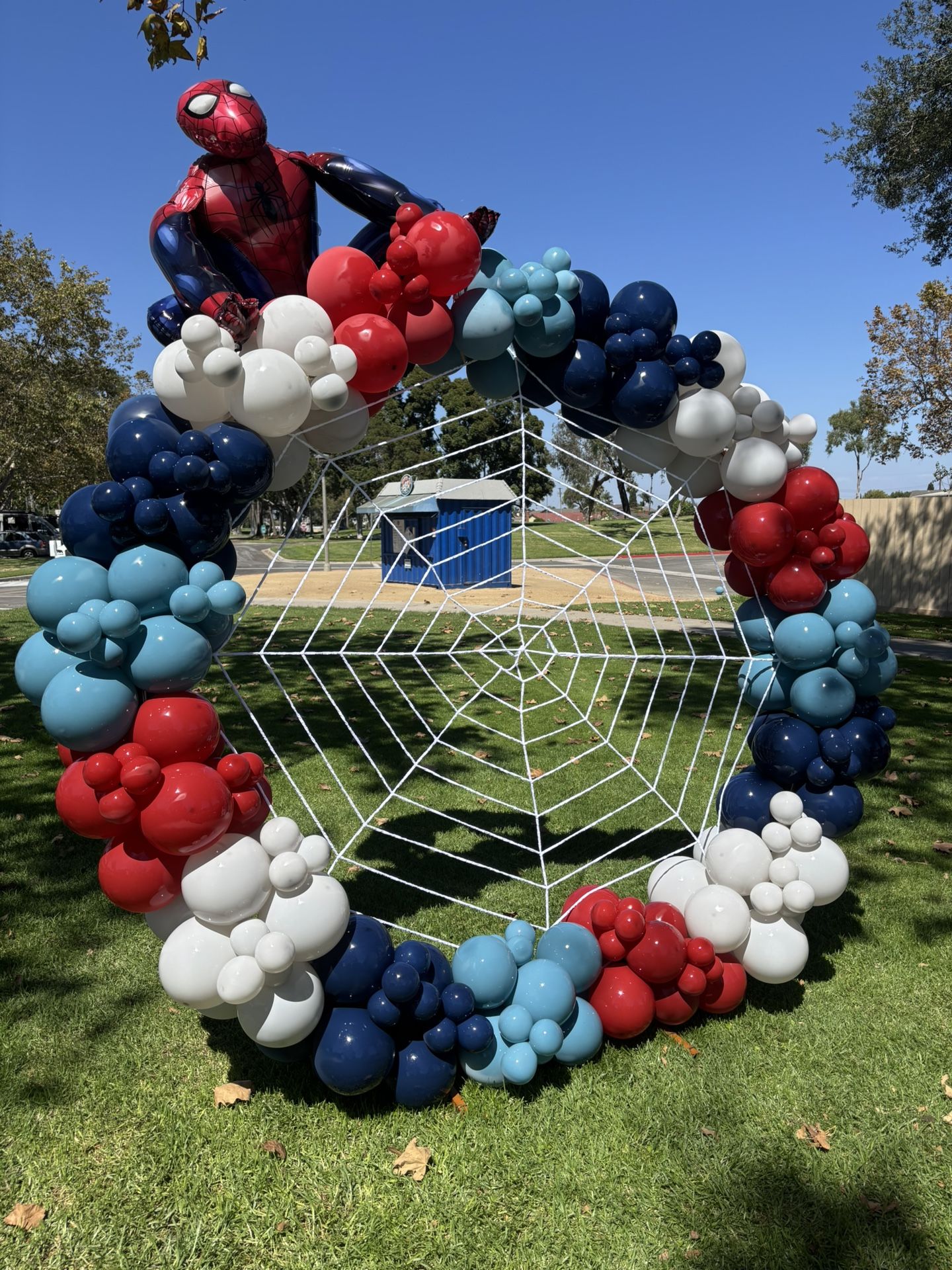 Spiderman Balloon Set Up