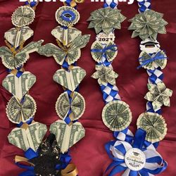Graduación 👨‍🎓 Lei  Money Included— Listones Para Graduación Todo Liston Tiene Su Precio  Dinero Incluido 
