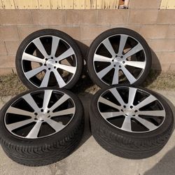 24 Inch DUBS 6 Holes 