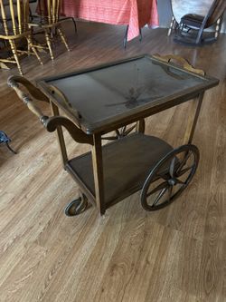 Antique tea cart