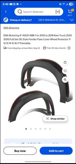 Dodge Ram Truck Fender Flares