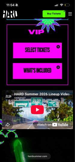 Hard Summer 2day VIP