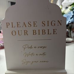 wedding signage 