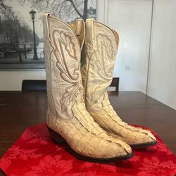 Botas Caiman Cuero / Caiman Leather Western Boots Size 9.5