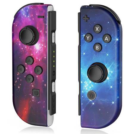 new Controller for Nintendo Switch, Starry Sky Replacement Wireless Controllers with Dual Vibration/Wake-up/Motion Control, Controllers for Switch  Ab