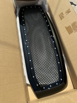 2006-2008 Dodge Ram1(contact info removed)-2009 Ram 2500/3500 Glossy Black Packaged Mesh+Rivet