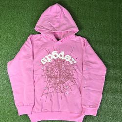 Pink Sp5der Hoodie 