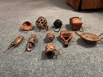 Vintage Hand Crafted Wooden Decorative