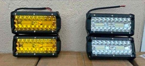 7" Inch Light Pods Work Lights Luces Niebla Neblina Focos Offroad 4x4 Ditch Lights
