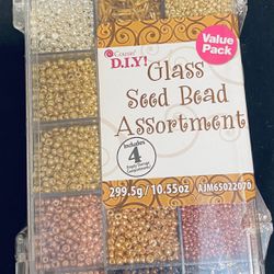 Glass Seed Bead Assortment (3boxes)