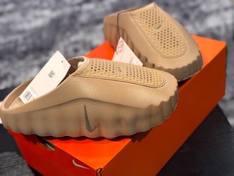 Nike Slide Sandals Tan New with Tags