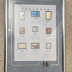 The Stamps of Business - Limited Edition - Framed