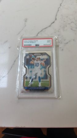 Panini prizm 2020 psa 9 Justin Herbert