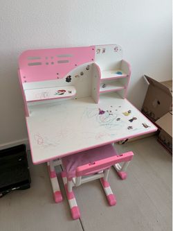 kids study table with chair