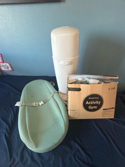 Diapers genie, changing pad, activity pad