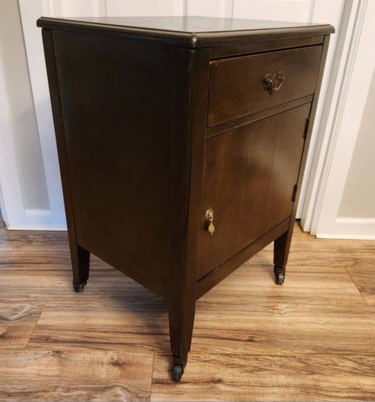 Vintage Hospital Cart Medical Cabinet