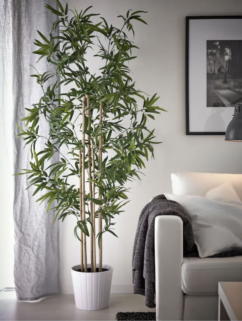 Ikea , Artificial bamboo tree with light