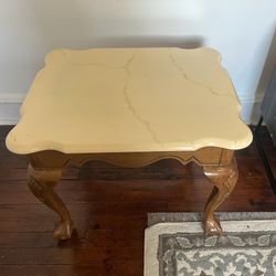 Solid Wood End Short Table