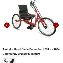 Tricycle With Hand Peddles 