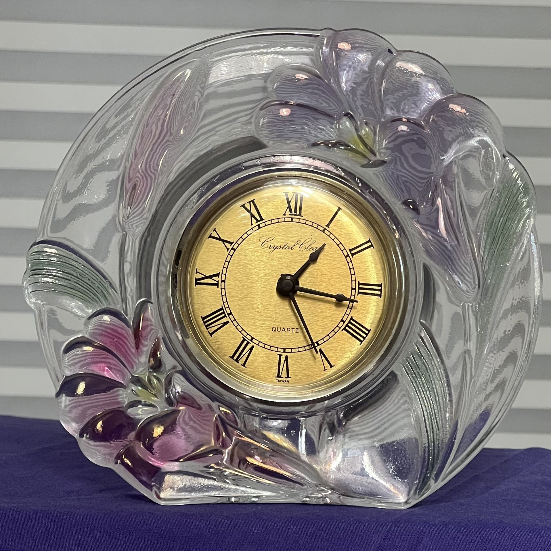 Danbury Lead Crystal Clock