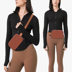 New Brown Waist Bag Purse Handbags 