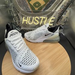 Nike Air Max 270 White/Black Women’s Sz 6.5 (AH6789 100)