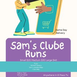 SAM'S CLUB RUNS 