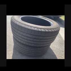 2 — 205/55r16 Michelin Tires Good 80% Treads!