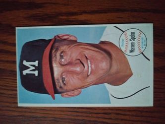 WARREN SPAHN 1964 TOPPS BIG BASEBALL CARD